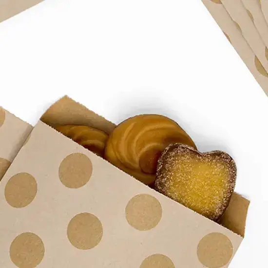 Vela Self-Sealing Frosted Paper Bags 5 1/8" x 6 3/8" {5}