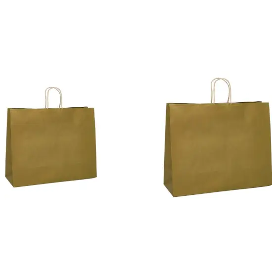 Metallic Shopping Bag Large 16" x 6" x 13" {5}