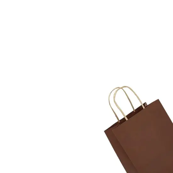 Kraft Tinted Color Shopping Bag 16" x 6" x 12" {4}