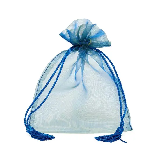 Jewel Tone Iridescent Sheer Tasseled Bags 5'' x 6 1/2'' for Packaging {2}