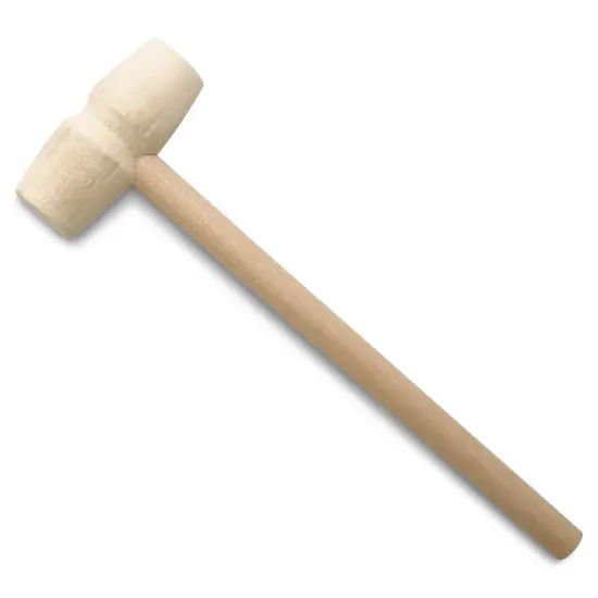 Mini Wooden Hammer for Chocolate, Breakable Heart, Wood Crab Mallets, 5 1/2 Inch Wooden Mallet, Mini Mallet,Small Wooden Hammer, Crafts and Party Props {1}