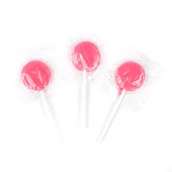 Just Candy Pink Flat Lollipops {3}