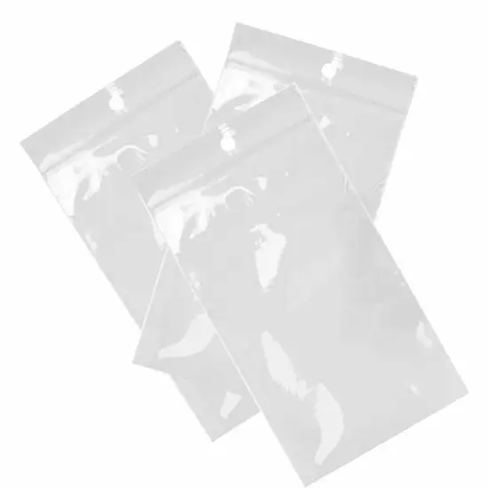 Spacious Reclosable Cello Bag with Hang Hole 9" x 12" {4}