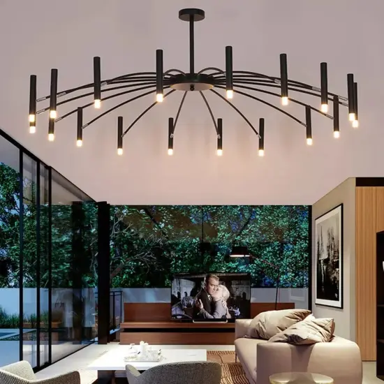 18 Light Black Metal Branch Chandelier Pendant Light Fixture D-102CM Home Decor {5}