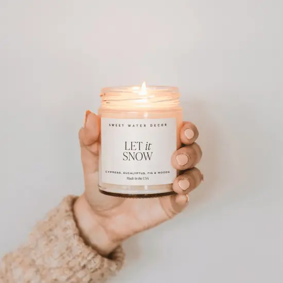 LET IT SNOW SOY CANDLE {4}