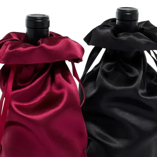 Luxury Satin Wine Pouch 6'' x 15'' {3}