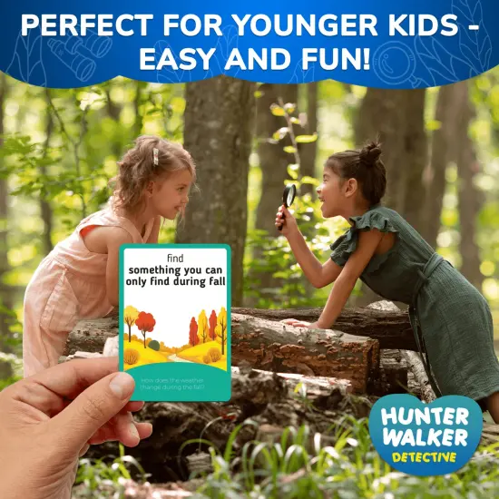 Outdoor Game Scavenger Hunt 50 Cards for Kids {4}