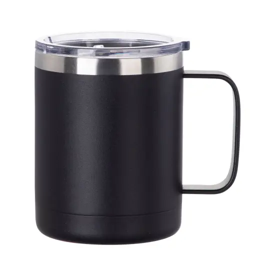 Craft Express 4 Pack 12oz Powder Coated Stainless Steel Mugs &ndash; Laser-Ready Blanks White {2}