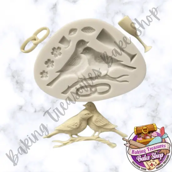 Love Brids Silicone Mold {1}