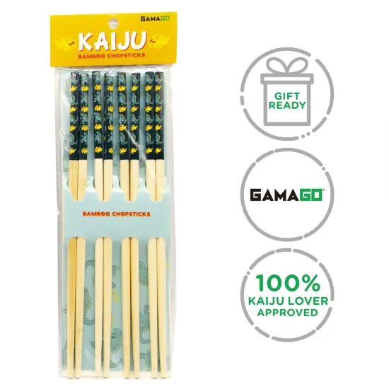 Godzila GAMAGO Cast Bamboo Chopsticks | Set of 4 {5}