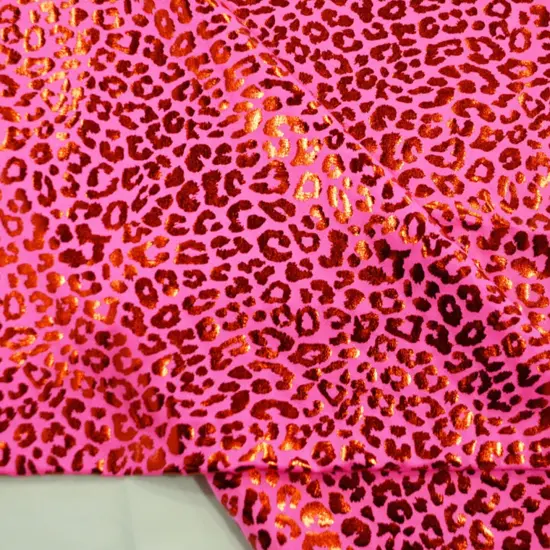 Cheetah Hologram Spandex 58/60" Wide 4 Way Stretch Dancewear Fabric Multiple Colors White Silver {2}