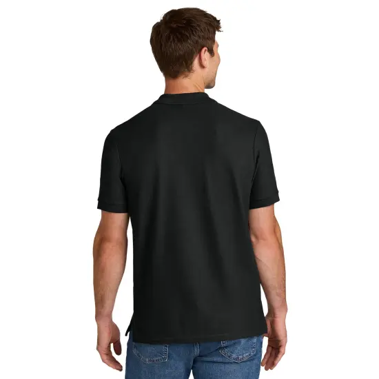 Gildan Hammer Pique Polo T-Shirt, Pure Cotton Short Sleeve Assorted Color Men's Tee Black {3}