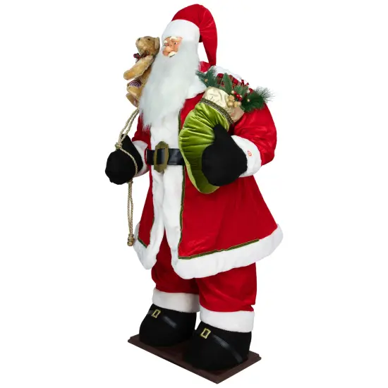 Northlight Animated Musical Inflatable Santa Claus Commercial Christmas Figurine - 5' - Red {4}