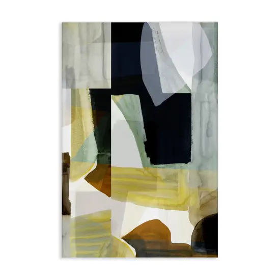 Stupell Industries Brushed Blocked Abstraction Canvas Wall Art Design by cartissi {1}