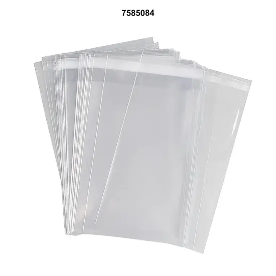 8 3/4'' x 11 1/4'' Self-Seal Lip Poly Bags 1.2 Mil {2}