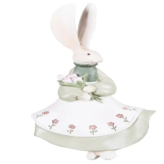 Boy And Girl Bunny Figurine A/2 {3}
