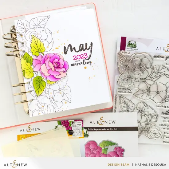 Build-A-Garden: Frilly Begonia & Add-on Die Bundle {2}