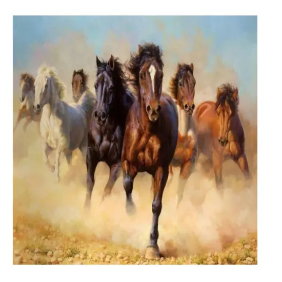 Herd of Horses Edible Cake Topper {1}