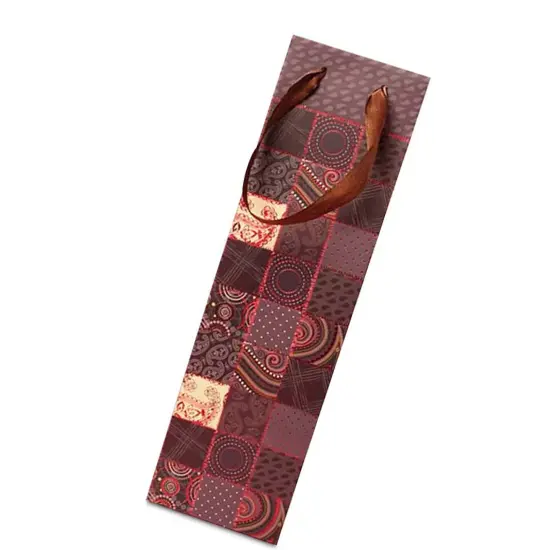 Art Panel Wine Bag 4 1/8'' ✕ 4 1/8'' ✕14 1/4'' {5}