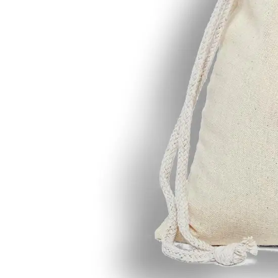 Versatile 3.5" x 5" Plain Cotton Muslin Pouch {5}