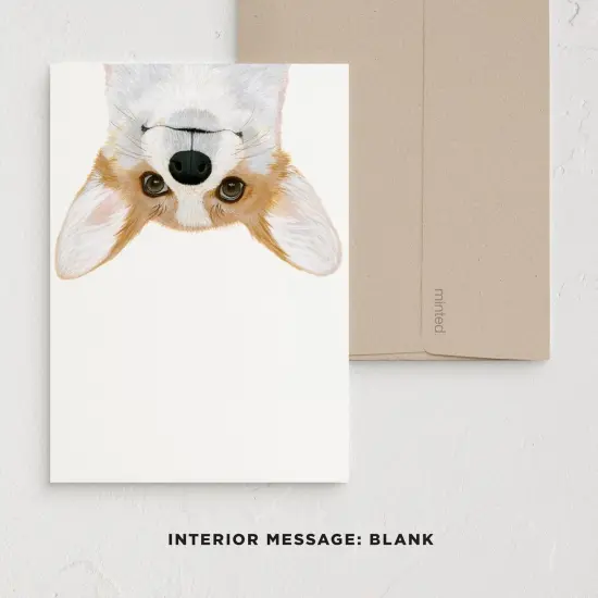 Minted Pets Greeting Cards Pack, Set of 5, Blank Note Cards with Envelopes, Chic, Stylish & Curated Folded Blank Stationery Cards with Envelopes, Inspired Designs, Designed by Independent Artists {2}