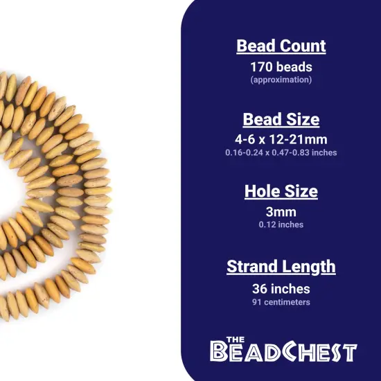 The Bead Chest Old Togo Glass Saucer Beads 17mm African Yellow Disk Large Hole 36 Inch Strand Handmade {5}