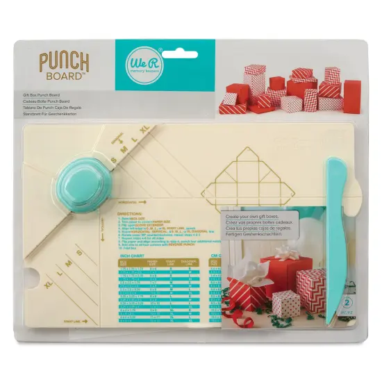 We R Memory Keepers Punch Board - Gift Box {1}