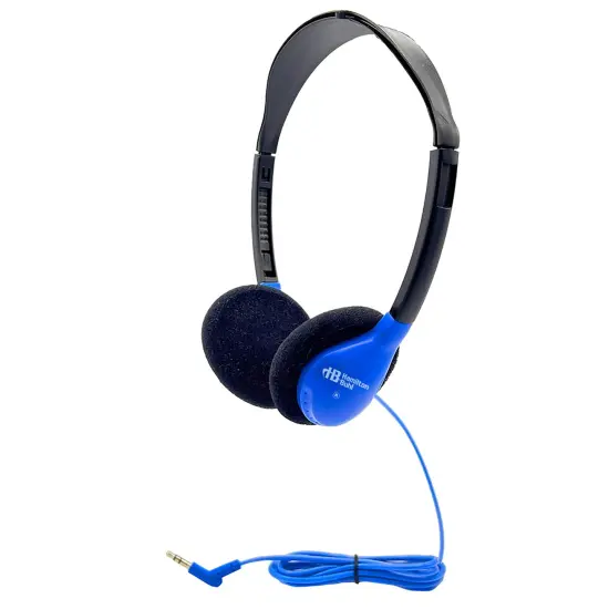 Personal On-Ear Stereo Headphone, Blue {1}