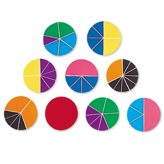 Rainbow Fraction&reg; Deluxe Circles, Pack of 9 {1}