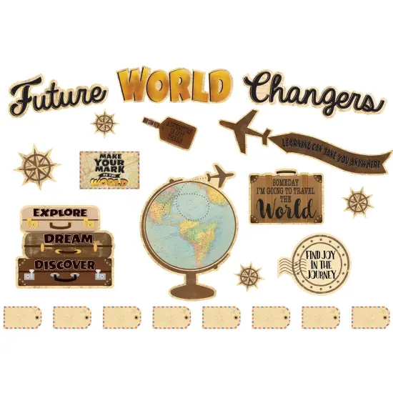 Travel the Map Future World Changers Bulletin Board Set {1}
