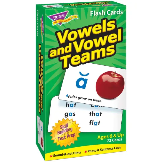 Vowels and Vowel Teams Skill Drill Flash Cards {1}