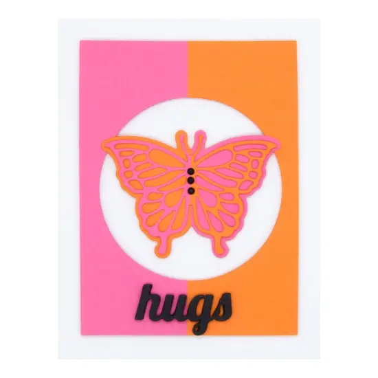 Spellbinders Etched Dies By Simon Hurley-Everyday Sentiments -Metamorphosis {4}