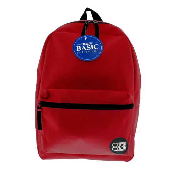 Basic Backpack 16" Burgundy {1}