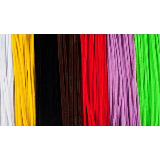 Chenille Stem Class Pack, 4 mm x 6 Inch, Assorted Colors, Box of 1000 {1}