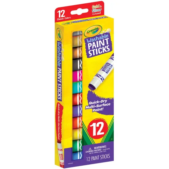 12ct Washable Paint Sticks {1}