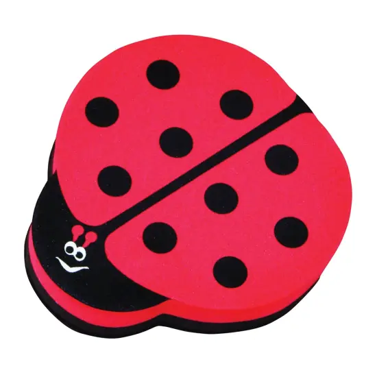 Magnetic Whiteboard Eraser, Ladybug {1}