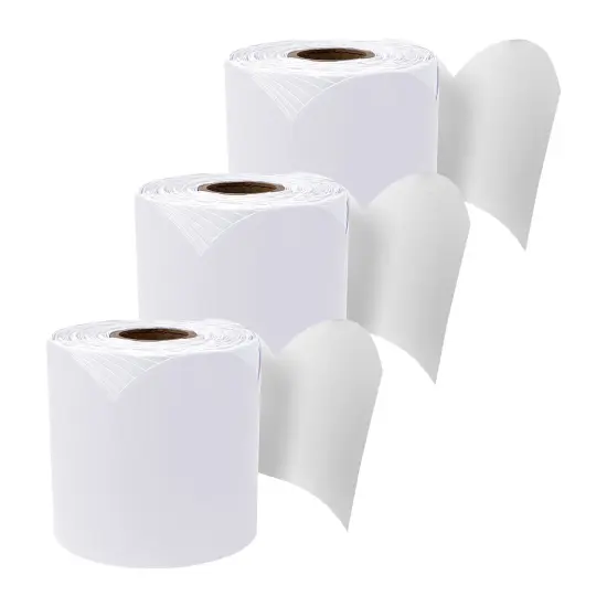 Rolled Scalloped Bulletin Board Border, Whisper Gray, 65 Feet, Pack of 3 {1}