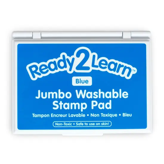 Jumbo Washable Stamp Pad - Blue - 6.2"L x 4.1"W {1}