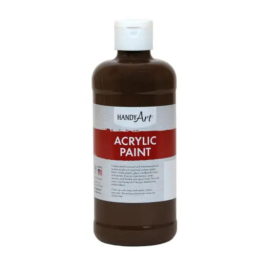 Acrylic Paint 16 oz, Burnt Umber {1}