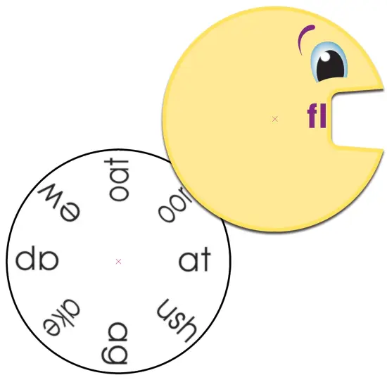 Carson Dellosa 36-Piece Word Wheel Beginning Blends Bulletin Board Cutouts, Blends and Digraphs Phonics Cutouts for Bulletin Board, Phonics, and Language Arts Classroom D&eacute;cor {2}