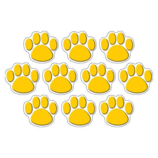 Gold Paw Prints Accents, Pack of 30 {1}