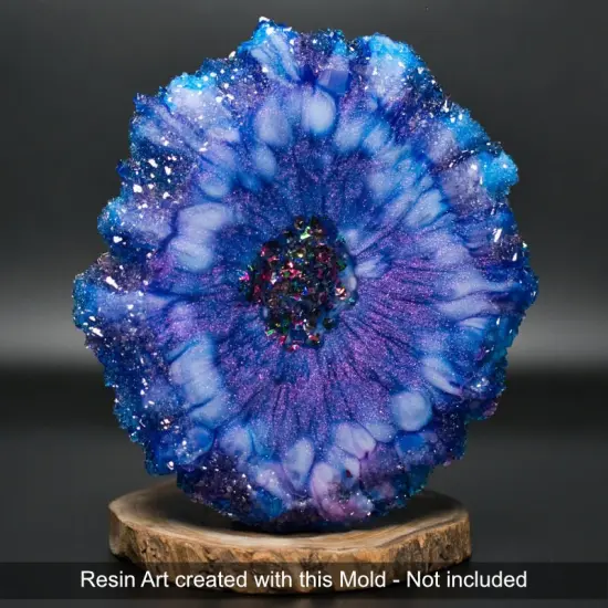 Handmade Crystal Edge Silicone Mold B {4}