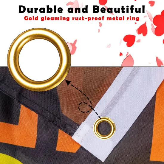 Progress Pride Flag Gay Flag Rainbow LGBT Flag 3X5 Foot 2Pcs Outdoor Indoor Waterproof Pride Decorations with Brass Grommets {3}