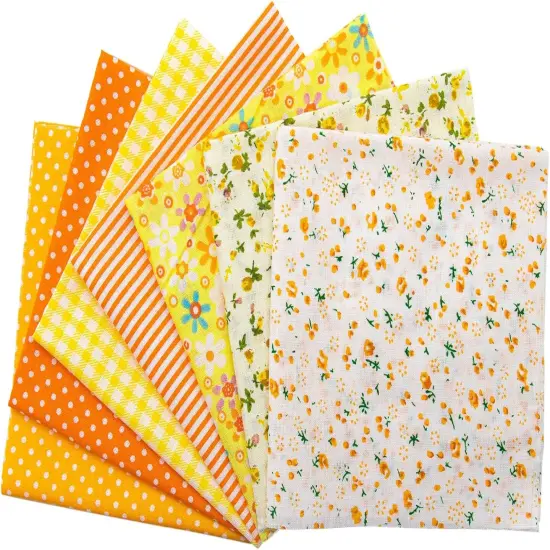 35 Pack Cotton Print Fabric Bundle Squares 9.8"x9.8" Quilting Sewing Floral {5}