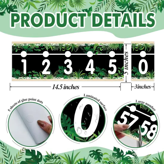 25 Pieces Number Line for Classroom Wal {3}