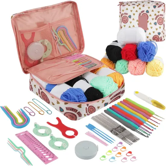 61PCS Crochet Kit {1}