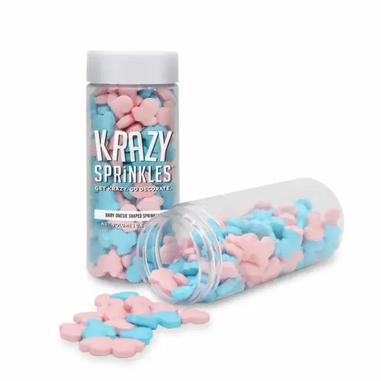 Krazy Sprinkles - Baby Onesies (1/2 Cup, 1x Jar) for Cakes, Ice Cream & Cookies {2}