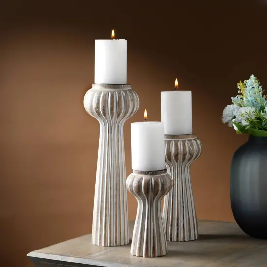 Decorative Wooden Centerpiece Candle Holder-Candle Stand {1}