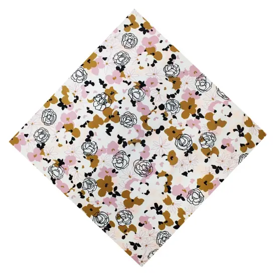 Sweet Floral Printed Spandex Fabric {3}