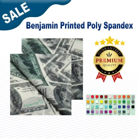 Benjamin Printed Poly Spandex With Foil {2}